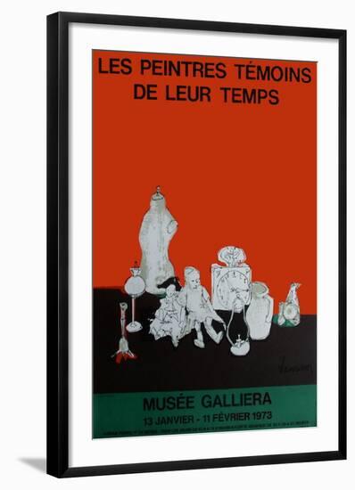 Expo Musée GalIIéra-Jean Jansem-Framed Collectable Print