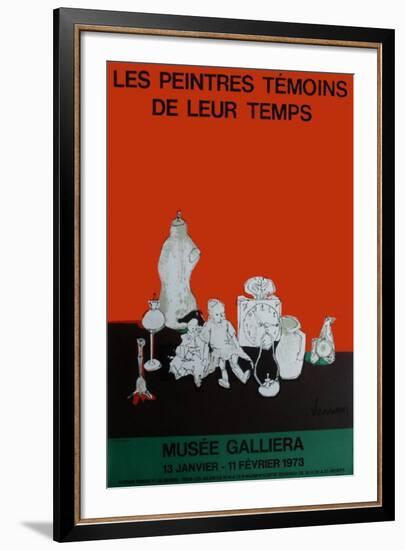Expo Musée GalIIéra-Jean Jansem-Framed Collectable Print