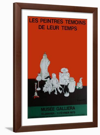 Expo Musée GalIIéra-Jean Jansem-Framed Collectable Print