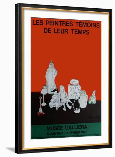 Expo Musée GalIIéra-Jean Jansem-Framed Collectable Print