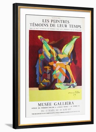 Expo Musée Galliéra-Jacques Villon-Framed Collectable Print