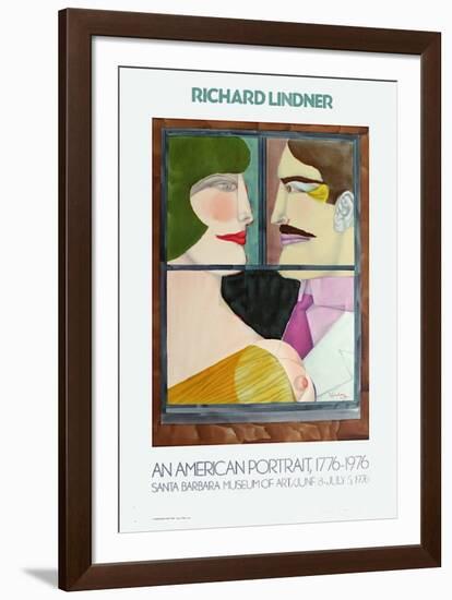 Expo Santa Barbara Museum-Richard Lindner-Framed Premium Edition