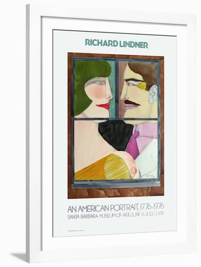 Expo Santa Barbara Museum-Richard Lindner-Framed Premium Edition