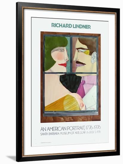 Expo Santa Barbara Museum-Richard Lindner-Framed Premium Edition