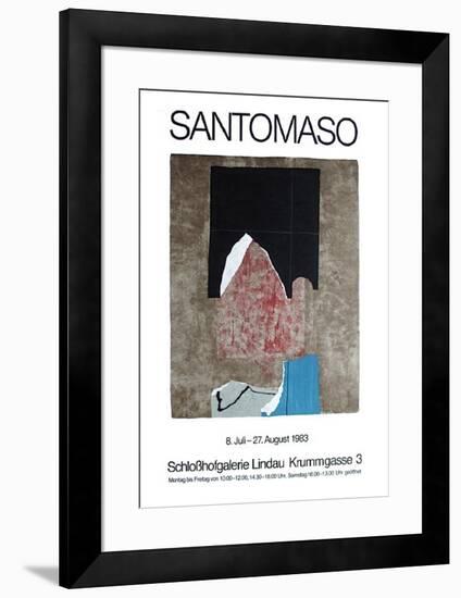 Expo Schlosshofgalerie Lindau-Giuseppe Santomaso-Framed Premium Edition