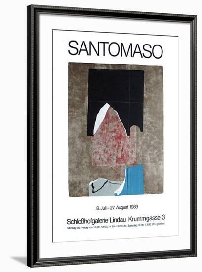 Expo Schlosshofgalerie Lindau-Giuseppe Santomaso-Framed Premium Edition