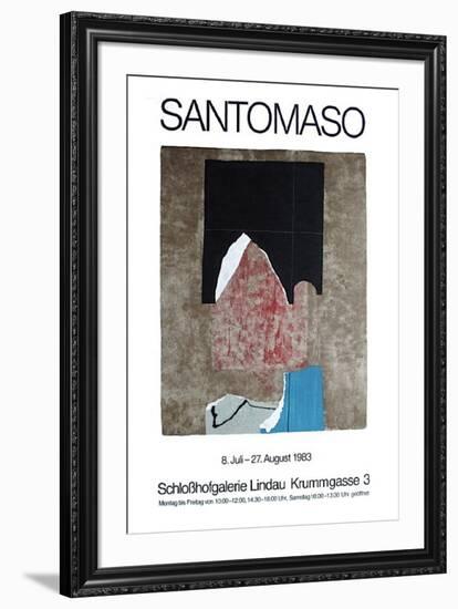 Expo Schlosshofgalerie Lindau-Giuseppe Santomaso-Framed Premium Edition