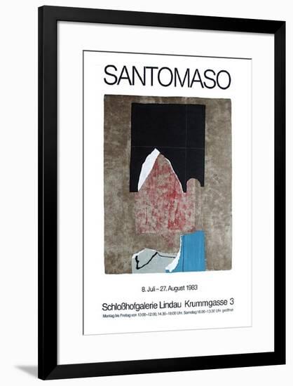 Expo Schlosshofgalerie Lindau-Giuseppe Santomaso-Framed Premium Edition