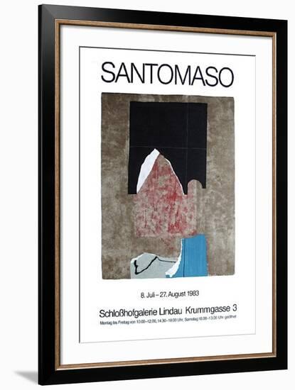 Expo Schlosshofgalerie Lindau-Giuseppe Santomaso-Framed Premium Edition