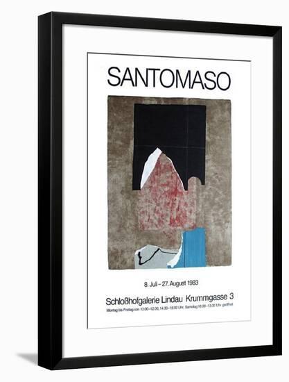 Expo Schlosshofgalerie Lindau-Giuseppe Santomaso-Framed Premium Edition