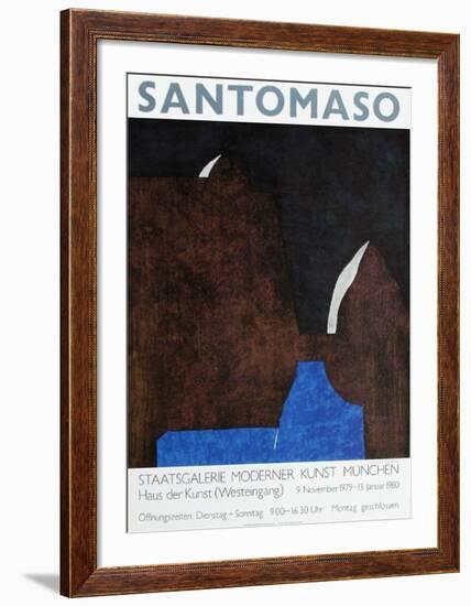 Expo Staatsgalerie München-Giuseppe Santomaso-Framed Premium Edition