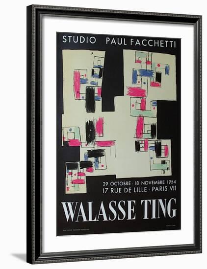 Expo Studio Paul Facchetti-Walasse Ting-Framed Premium Edition