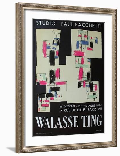 Expo Studio Paul Facchetti-Walasse Ting-Framed Premium Edition