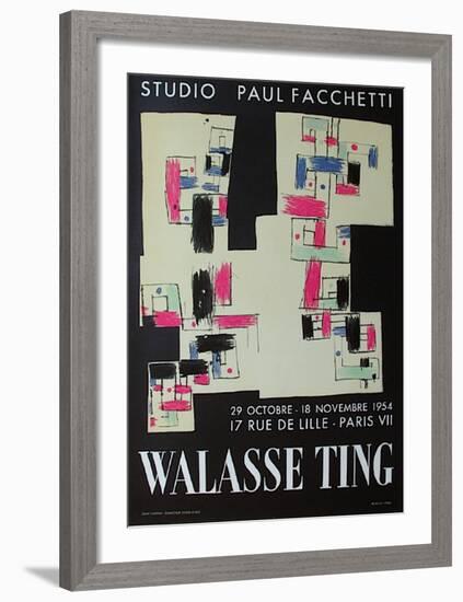 Expo Studio Paul Facchetti-Walasse Ting-Framed Premium Edition