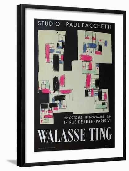 Expo Studio Paul Facchetti-Walasse Ting-Framed Premium Edition