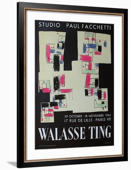 Expo Studio Paul Facchetti-Walasse Ting-Framed Premium Edition