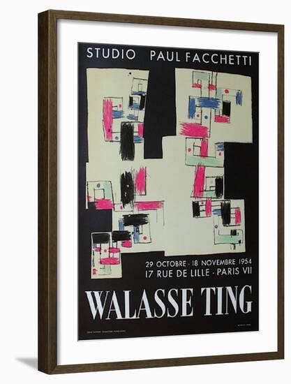 Expo Studio Paul Facchetti-Walasse Ting-Framed Premium Edition