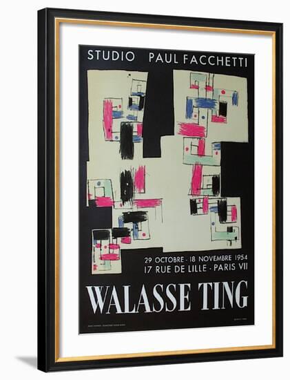 Expo Studio Paul Facchetti-Walasse Ting-Framed Premium Edition