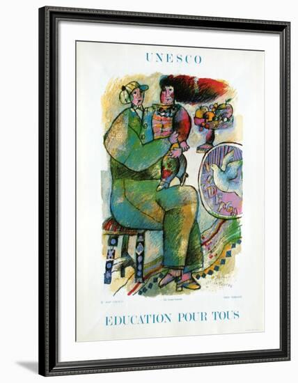 Expo Unesco-Théo Tobiasse-Framed Art Print