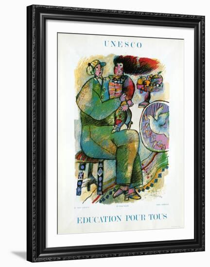 Expo Unesco-Théo Tobiasse-Framed Art Print