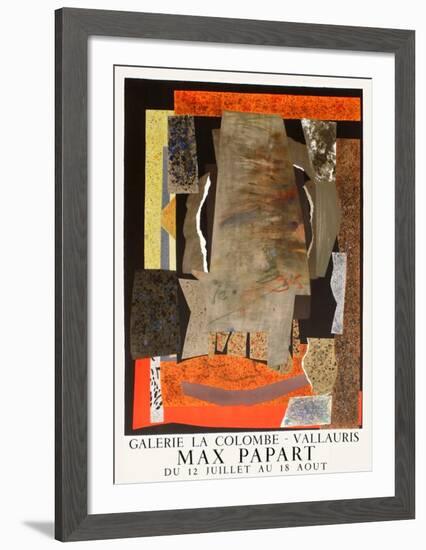 Expo Vallauris Galerie La Colombe-Max Papart-Framed Collectable Print