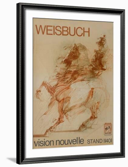 Expo Vision Nouvelle 78-Claude Weisbuch-Framed Collectable Print