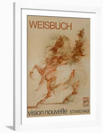 Expo Vision Nouvelle 78-Claude Weisbuch-Framed Collectable Print