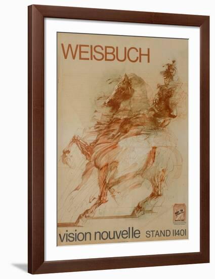 Expo Vision Nouvelle 78-Claude Weisbuch-Framed Collectable Print