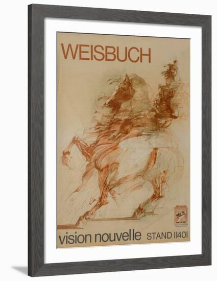 Expo Vision Nouvelle 78-Claude Weisbuch-Framed Collectable Print