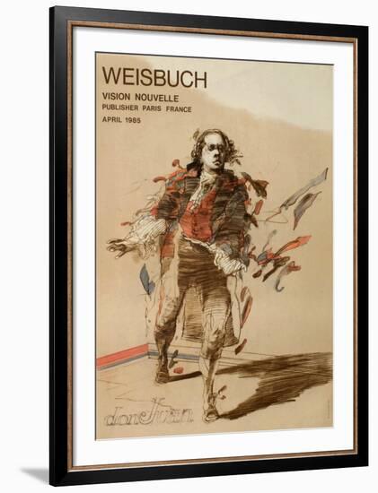 Expo Vision Nouvelle 85-Claude Weisbuch-Framed Collectable Print