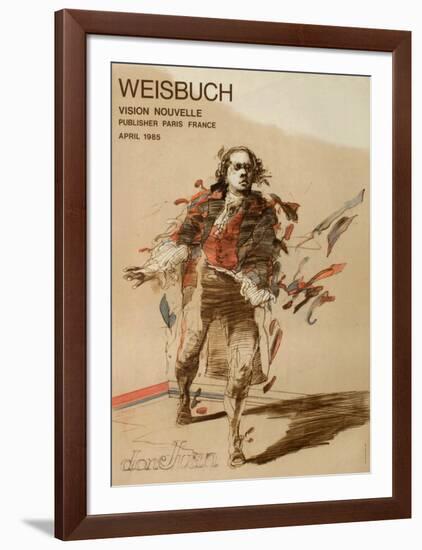 Expo Vision Nouvelle 85-Claude Weisbuch-Framed Collectable Print