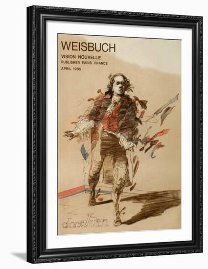 Expo Vision Nouvelle 85-Claude Weisbuch-Framed Collectable Print