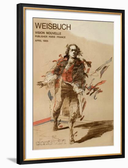 Expo Vision Nouvelle 85-Claude Weisbuch-Framed Collectable Print