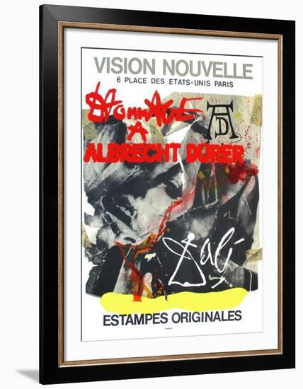 Expo Vision Nouvelle (Hommage À Dürer)-Salvador Dalí-Framed Collectable Print