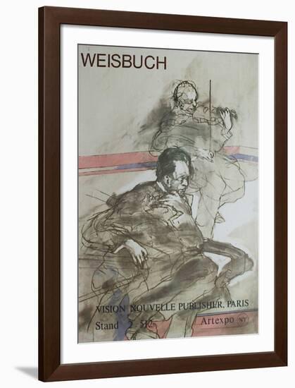 Expo Vision Nouvelle publisher-Claude Weisbuch-Framed Collectable Print