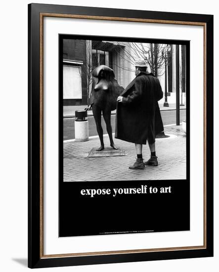 Expose Yourself to Art-M^ Ryerson-Framed Art Print