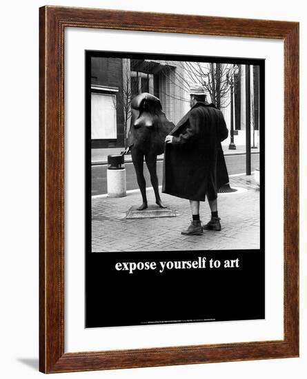 Expose Yourself to Art-M^ Ryerson-Framed Art Print