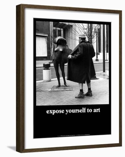 Expose Yourself to Art-M^ Ryerson-Framed Art Print