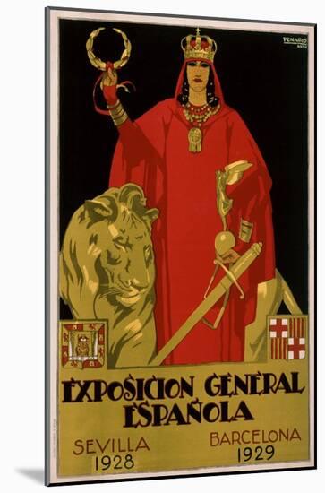 Exposicion General Epanola-Hohenleiter-Mounted Art Print