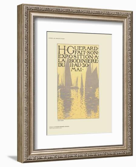 Exposition a La Bodiniere-Henri Guerard-Framed Collectable Print