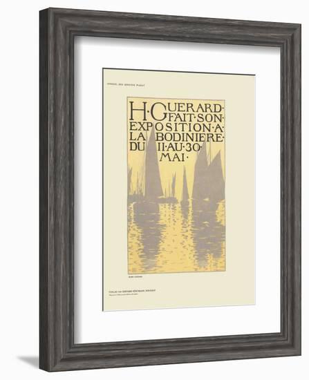 Exposition a La Bodiniere-Henri Guerard-Framed Collectable Print