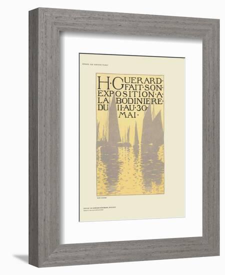 Exposition a La Bodiniere-Henri Guerard-Framed Collectable Print