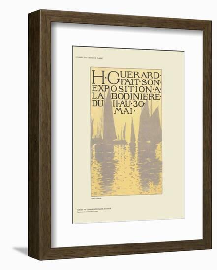 Exposition a La Bodiniere-Henri Guerard-Framed Collectable Print