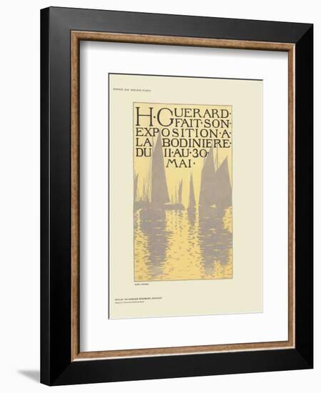 Exposition a La Bodiniere-Henri Guerard-Framed Collectable Print