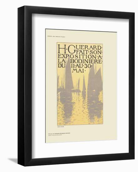 Exposition a La Bodiniere-Henri Guerard-Framed Collectable Print