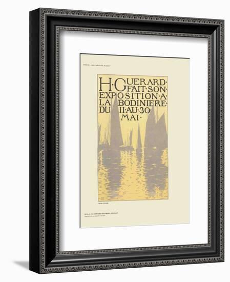 Exposition a La Bodiniere-Henri Guerard-Framed Collectable Print