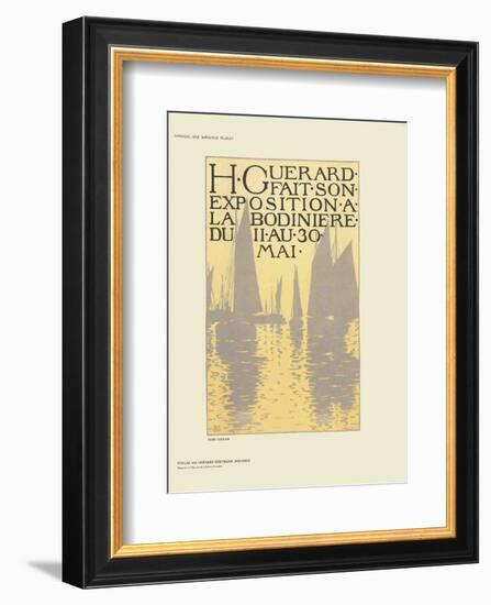 Exposition a La Bodiniere-Henri Guerard-Framed Collectable Print