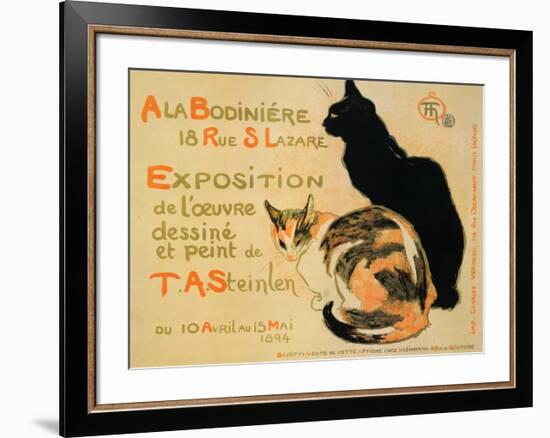 Exposition at Bodiniere-Théophile Alexandre Steinlen-Framed Art Print