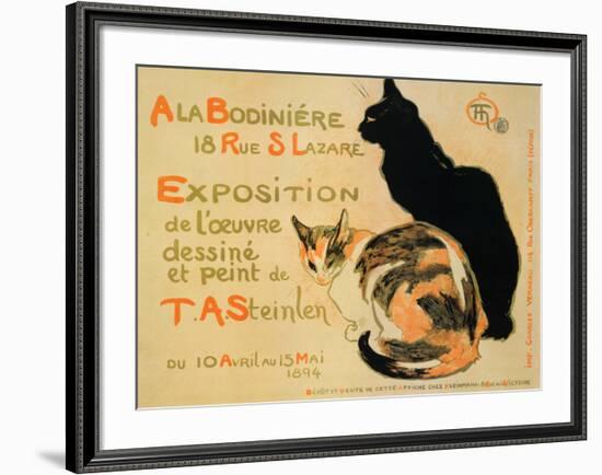 Exposition at Bodiniere-Théophile Alexandre Steinlen-Framed Art Print