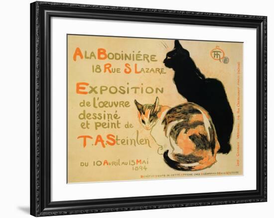 Exposition at Bodiniere-Théophile Alexandre Steinlen-Framed Art Print